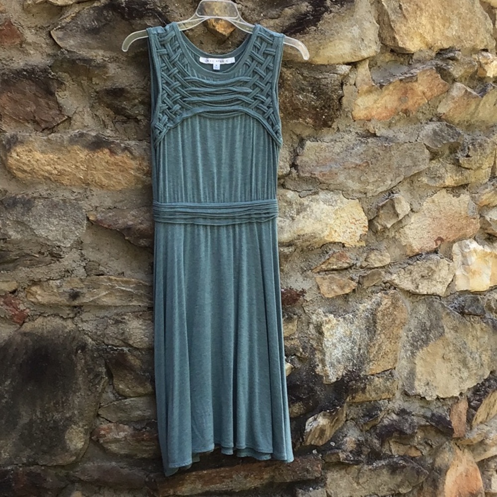 Max Studio Green Midi Dress